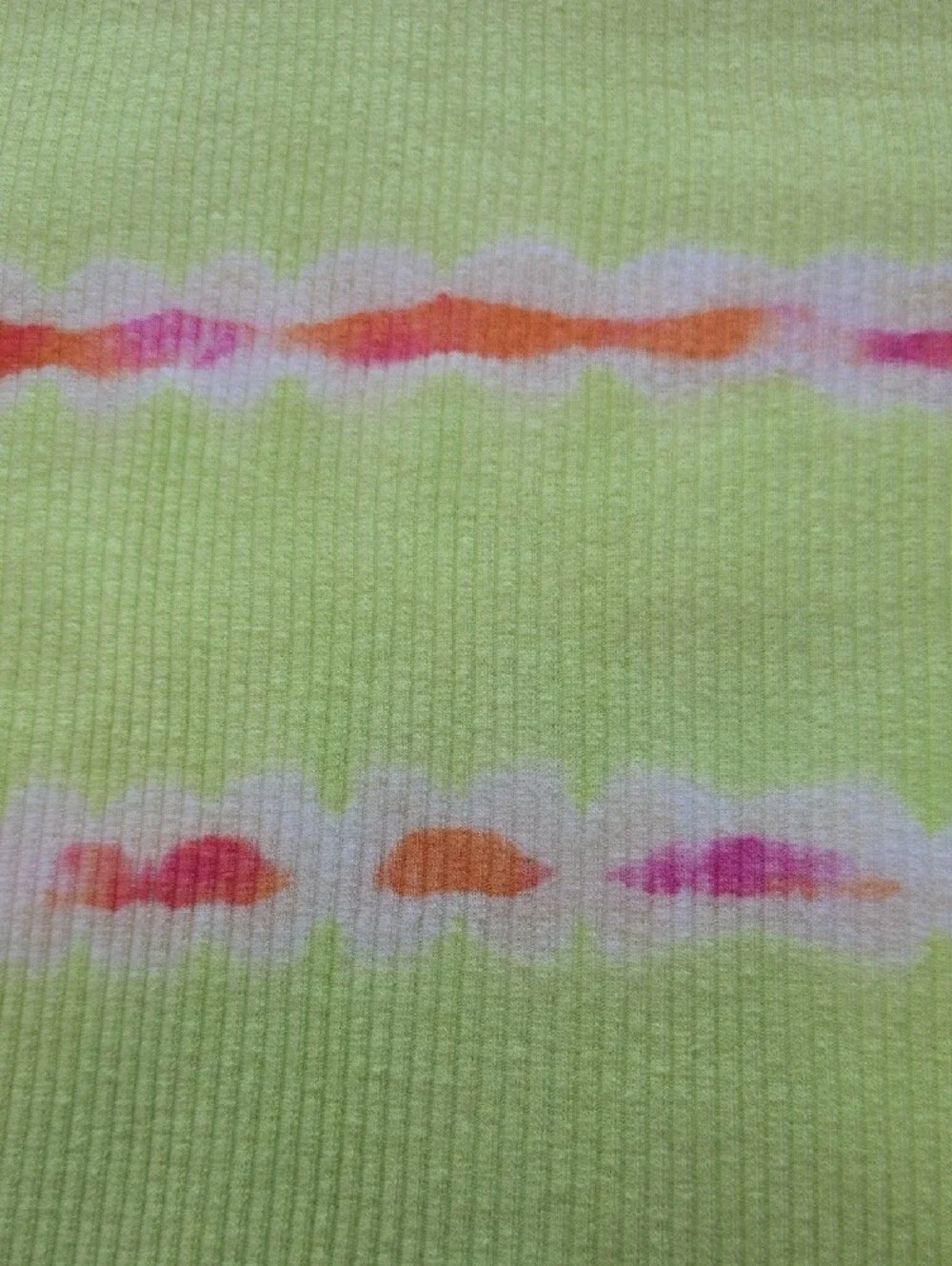 Justice Neon Citrus Yellow Tie-Dye Tank Top Girls Size M (10)